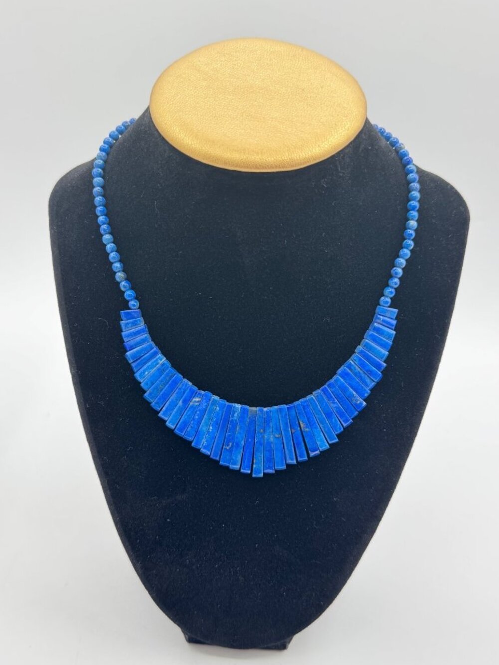 Vintage Lapis Lazuli Choker Necklace